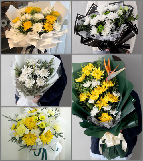 河南新乡辉县市北云门镇白事花束代送